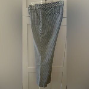 LOFT Riviera Slim Checkered Ankle Pants